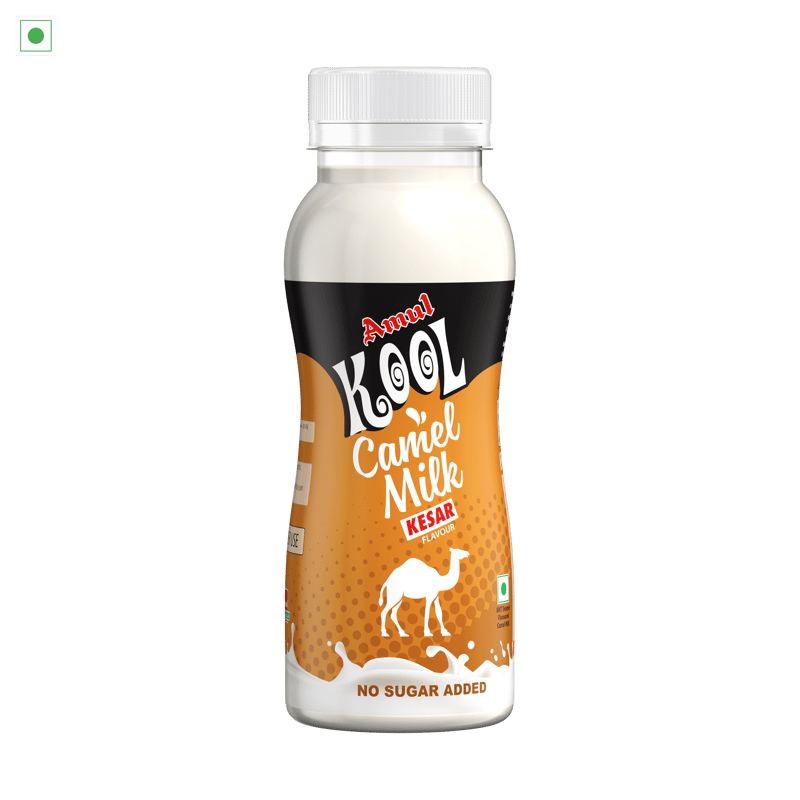 Amul Flavoured Camel Milk, 180 mL | Pack of 8