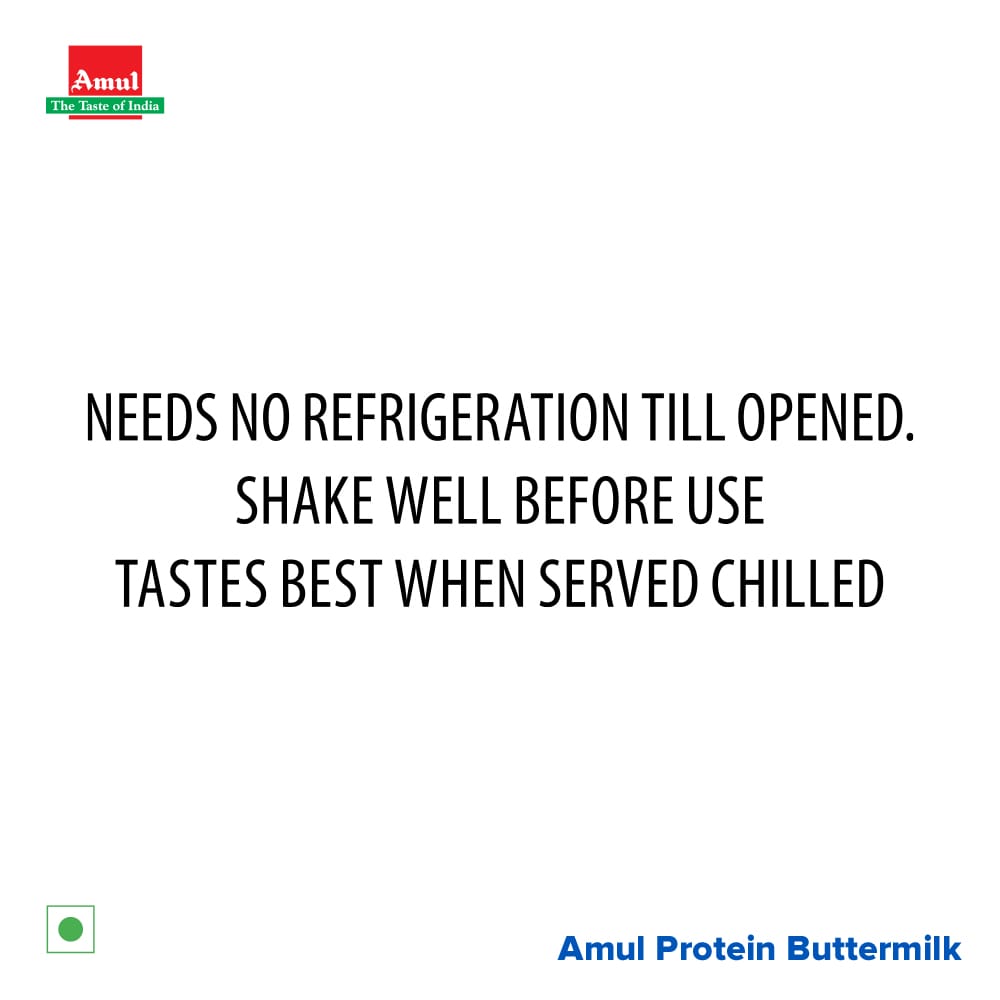 Amul High Protein Buttermilk, 200 mL Pack of 30