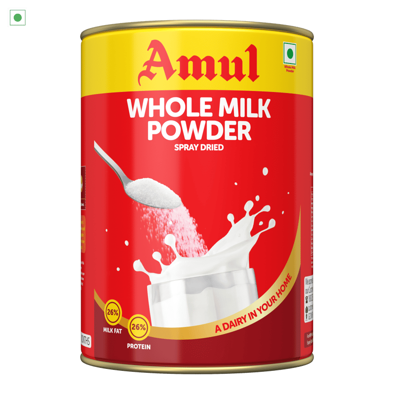 Amul Whole Milk Powder Tin, 450 g | Pack of 2