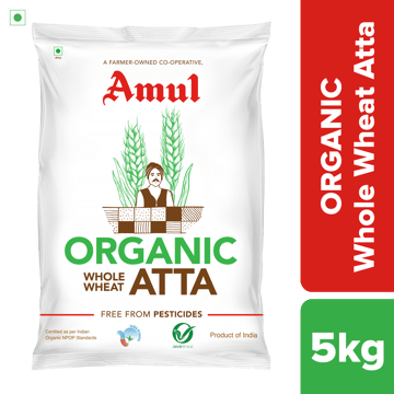 Amul Organic Whole Wheat Atta, 5 kg Amul Organic Whole Wheat Atta, 5 kg