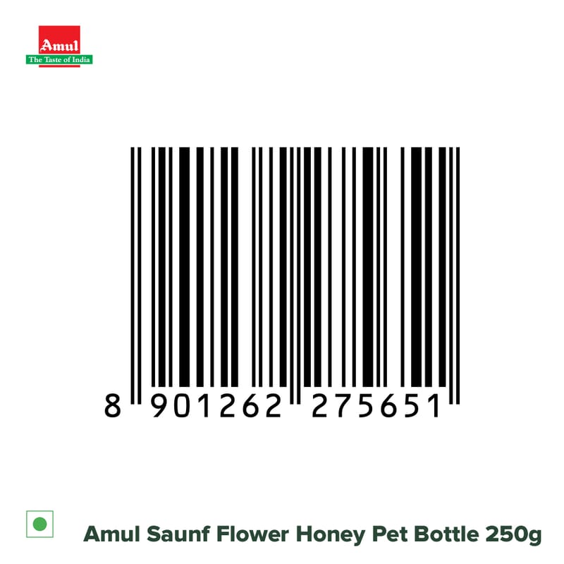 Amul Saunf Flower Honey, 250 g | Pack of 3