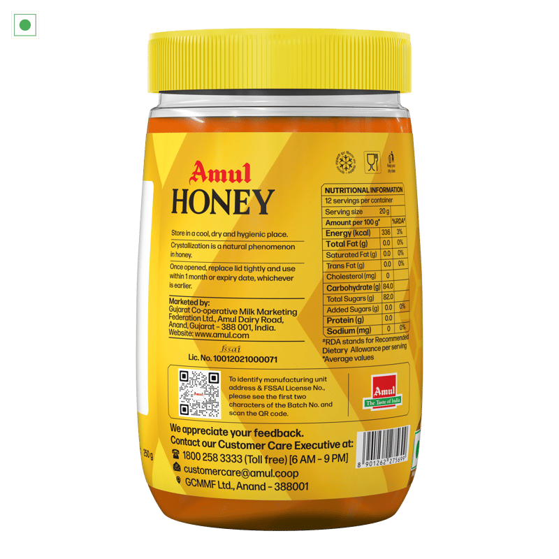 Amul Honey, 250 g | Pack of 3