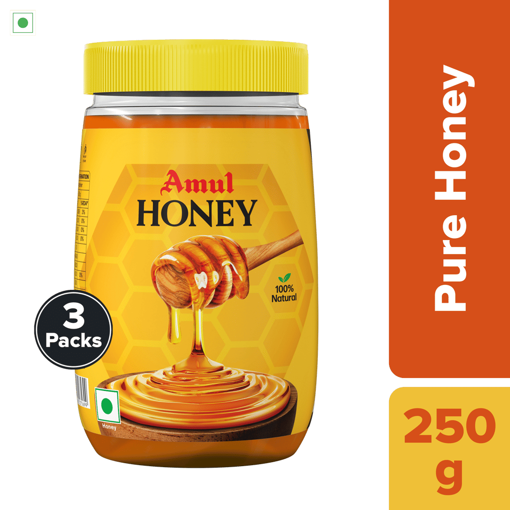 Amul Honey, 250 g | Pack of 3