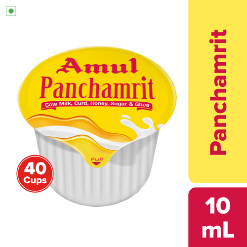 Amul Panchamrit, Single Serve Prasadam, 10 mL | Pack of 40