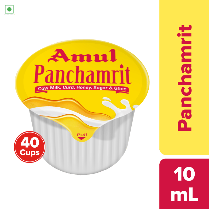 Amul Panchamrit, Single Serve Prasadam, 10 mL | Pack of 40