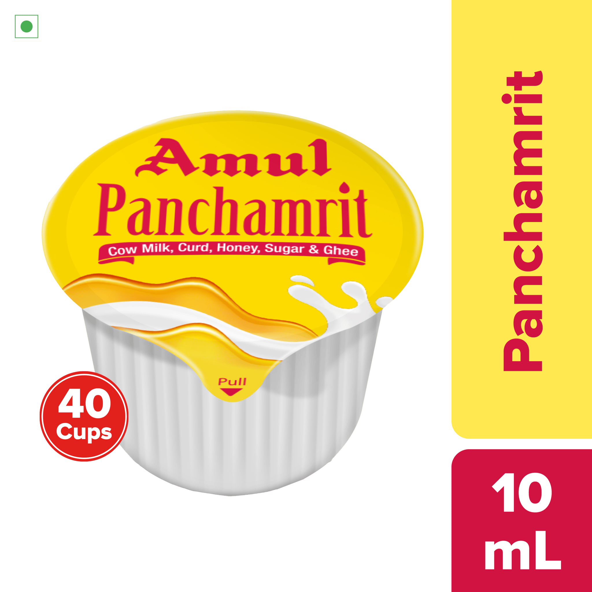 Amul Panchamrit, Single Serve Prasadam, 10 mL | Pack of 40