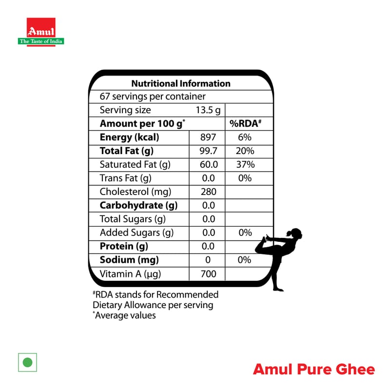 Amul Pure Ghee, 1 L