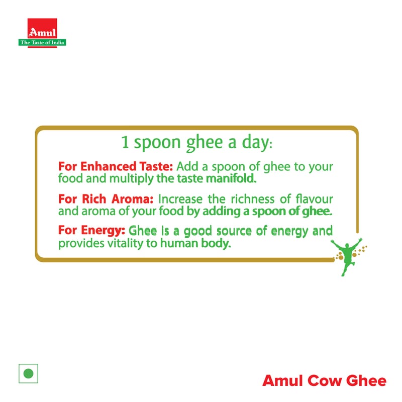 Amul Ghee Combo Pack  | Cow Ghee, 1 L | Pure Ghee, 1L