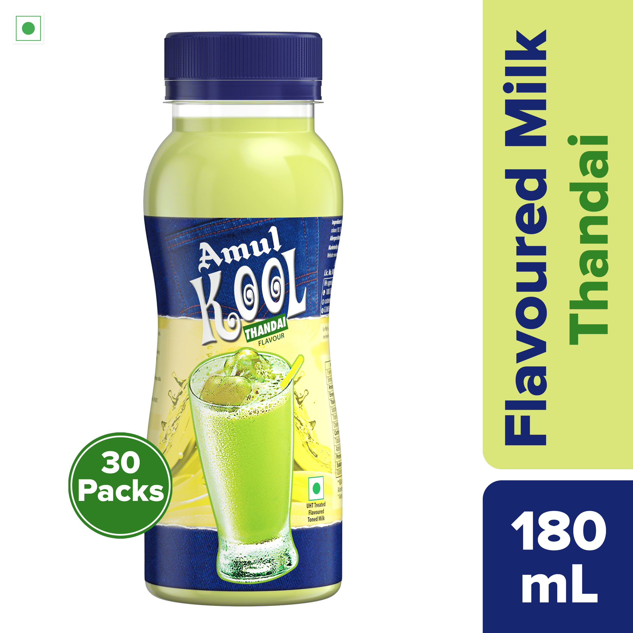 Amul Kool Thandai, 180 mL | Pack of 30