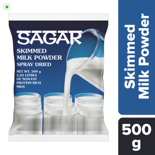 Sagar Skimmed Milk Powder Pouch, 500 g