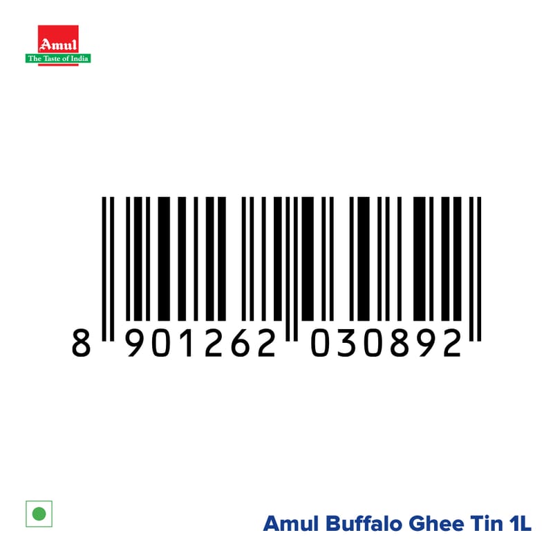 Amul Buffalo Ghee Tin, 1 L