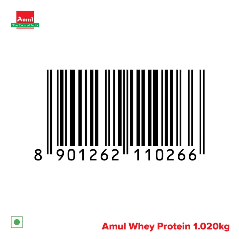 Amul Chocolate Whey Protein, 34 g | Pack of 30 sachets