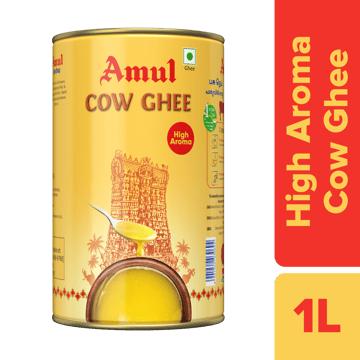 Amul High Aroma Cow Ghee, 1 L Amul High Aroma Cow Ghee, 1 L