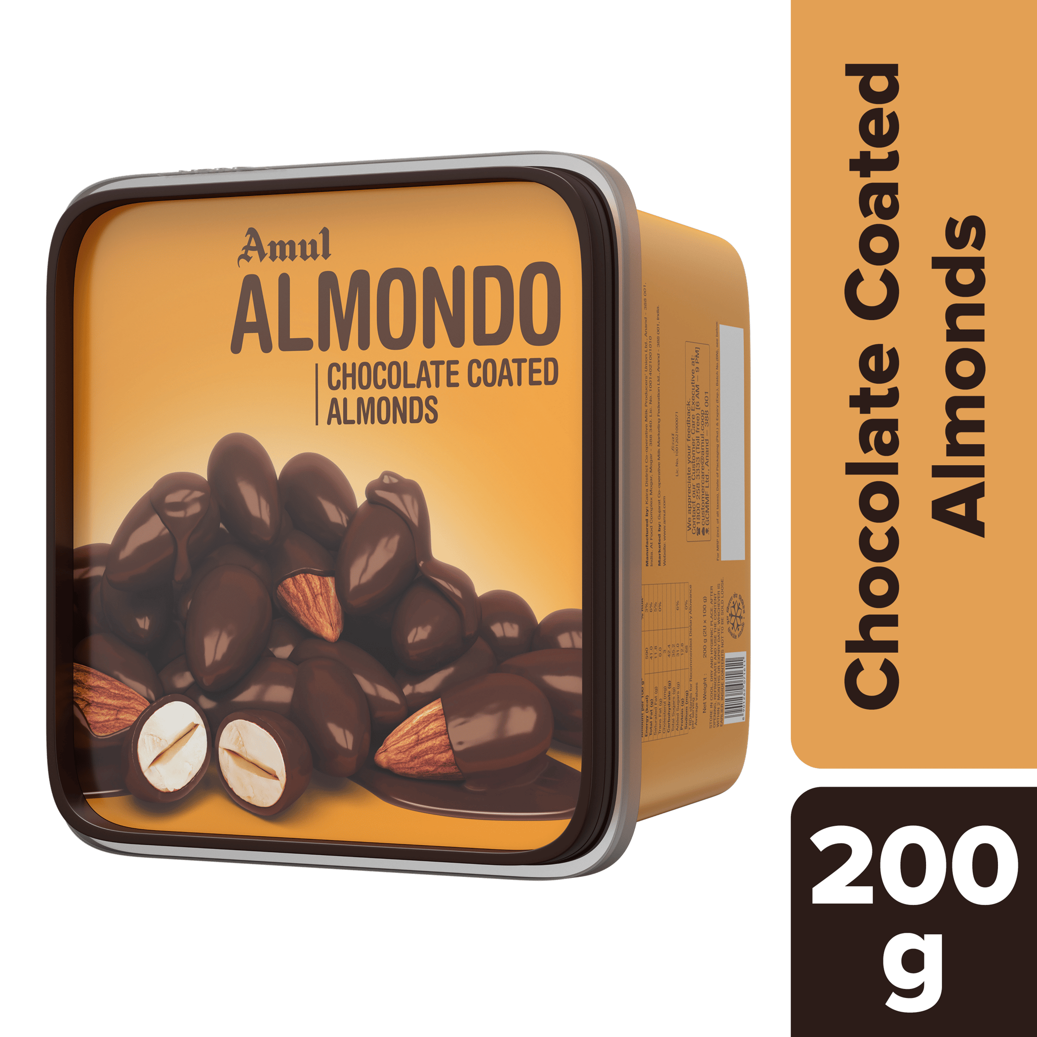 Amul Almondo | Chocolate Coated Almonds, 200 g