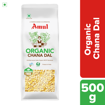 Amul Organic Chana Dal, 500 g