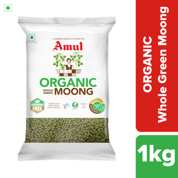 Amul Organic Moong, 1 kg