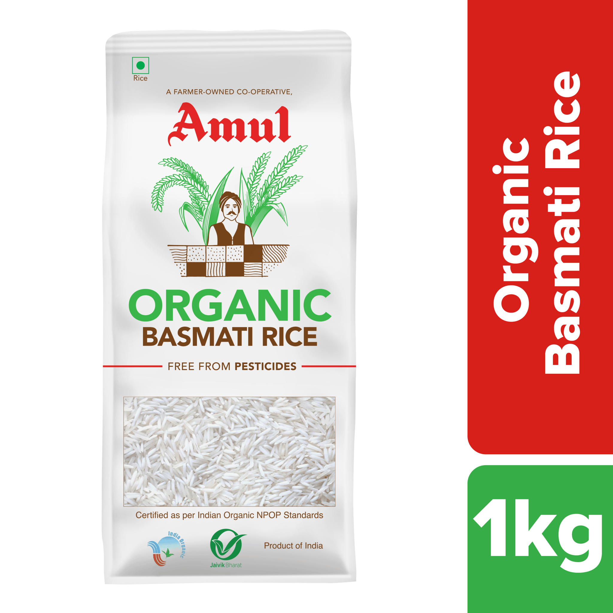 Amul Organic Basmati Rice, 1 kg