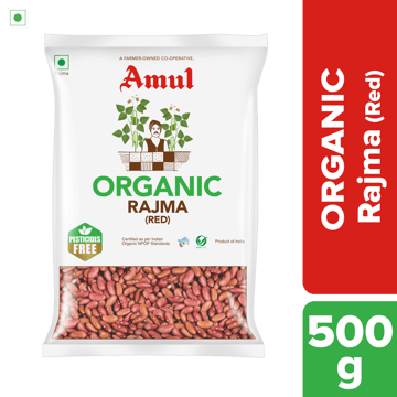 Amul Organic Red Rajma, 500 g