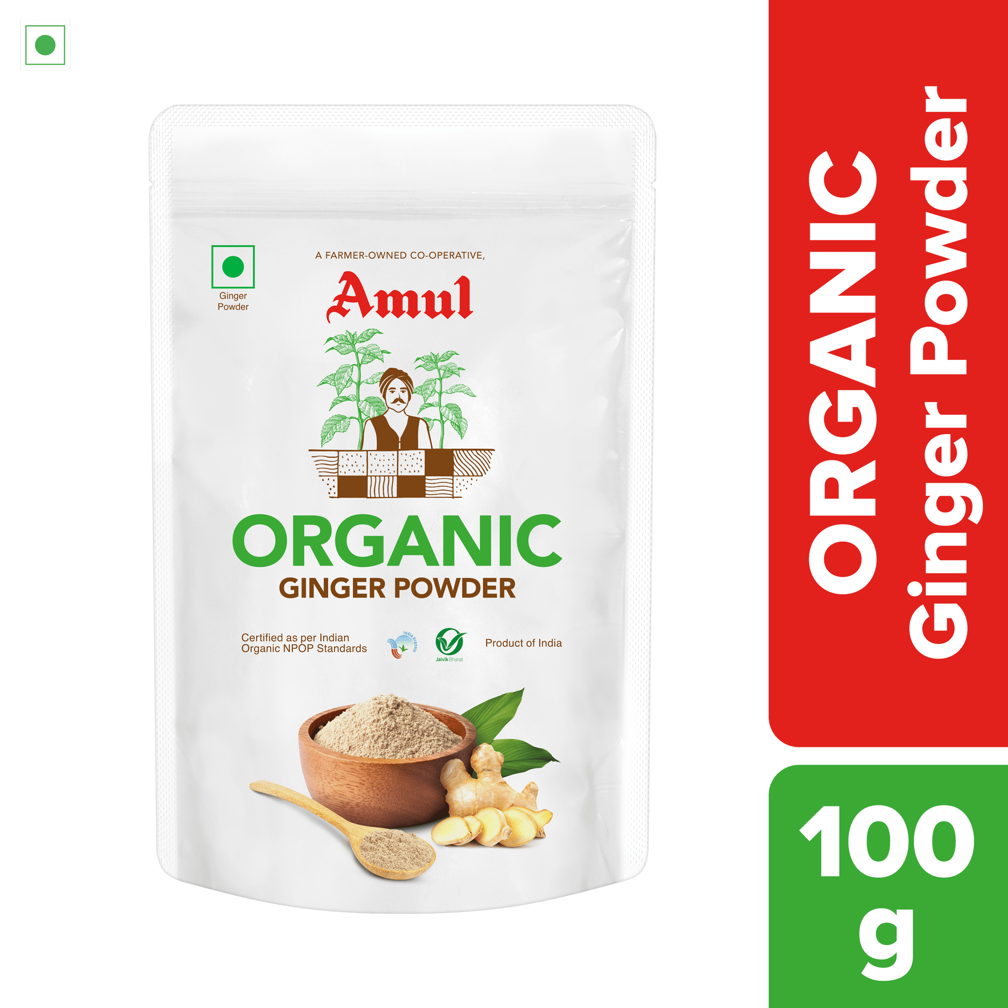 Amul Organic Ginger Powder, 100 g
