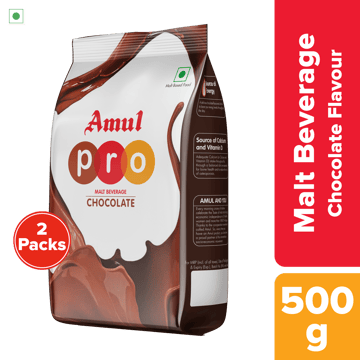 Amul PRO Malted Food, 500 g | Pack of 2