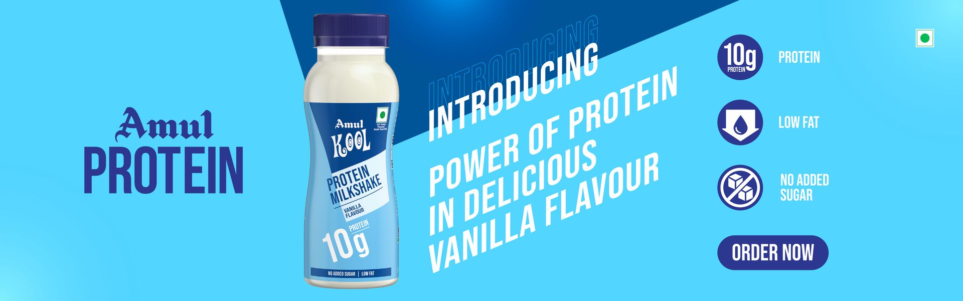 Kool Protein Vanilla Milkshake