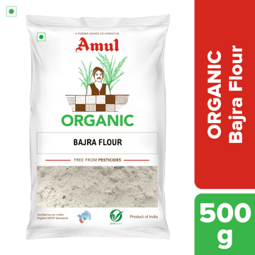 Amul Organic Bajra Flour, 500 g