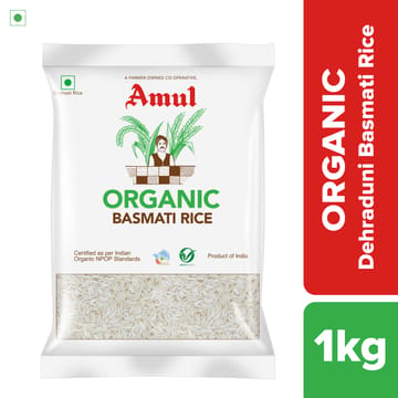 Amul Organic Basmati Rice, 1 kg