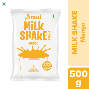 Amul Milk Shake Premix Mango, 500 g